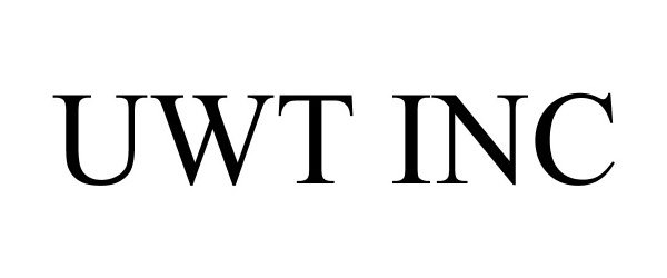Trademark Logo UWT INC