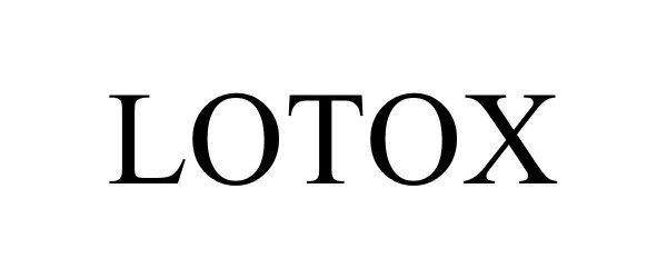 Trademark Logo LOTOX