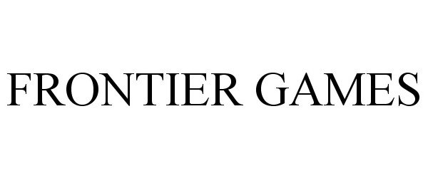  FRONTIER GAMES