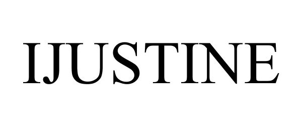 Trademark Logo IJUSTINE