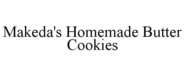 MAKEDA'S HOMEMADE BUTTER COOKIES