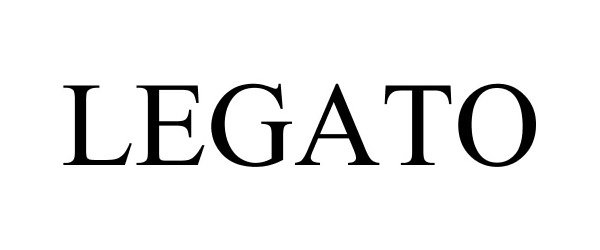 Trademark Logo LEGATO