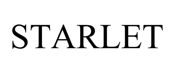 Trademark Logo STARLET