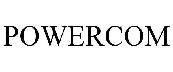 Trademark Logo POWERCOM