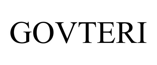 Trademark Logo GOVTERI
