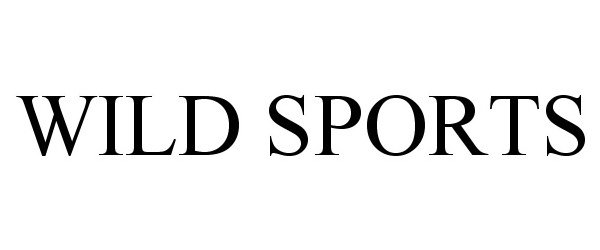 Trademark Logo WILD SPORTS