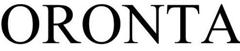 Trademark Logo ORONTA