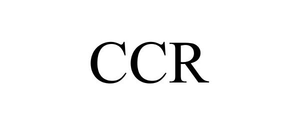 Trademark Logo CCR