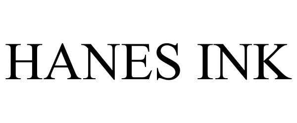 Trademark Logo HANES INK