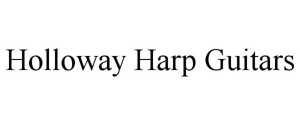 Trademark Logo HOLLOWAY HARP GUITARS