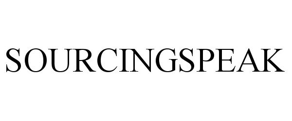 Trademark Logo SOURCINGSPEAK