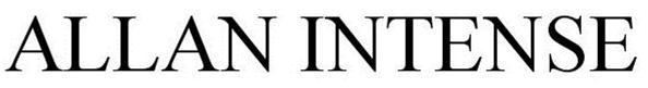 Trademark Logo ALLAN INTENSE