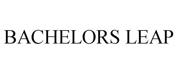 Trademark Logo BACHELORS LEAP