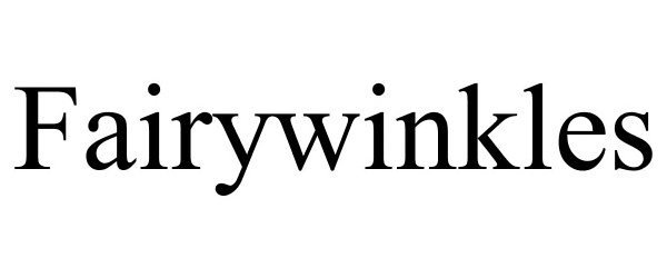 Trademark Logo FAIRYWINKLES