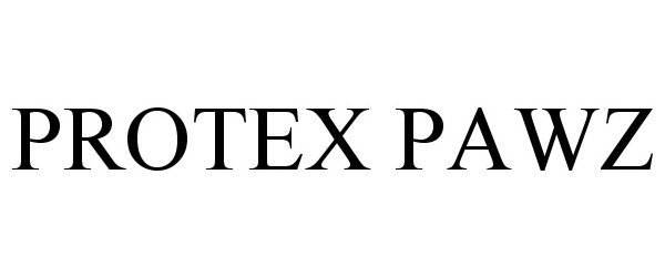 Trademark Logo PROTEX PAWZ