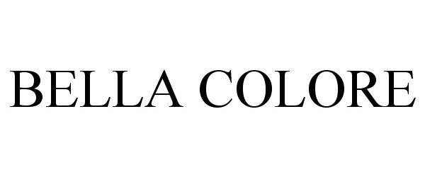 Trademark Logo BELLA COLORE