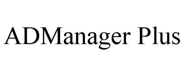 Trademark Logo ADMANAGER PLUS