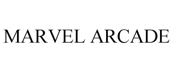 Trademark Logo MARVEL ARCADE