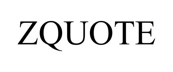 Trademark Logo ZQUOTE