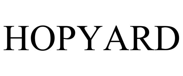 Trademark Logo HOPYARD