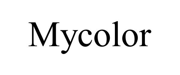 Trademark Logo MYCOLOR