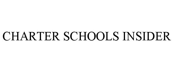  CHARTER SCHOOLS INSIDER