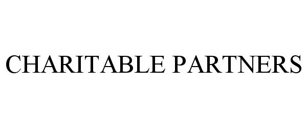 Trademark Logo CHARITABLE PARTNERS