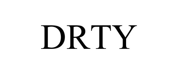 Trademark Logo DRTY