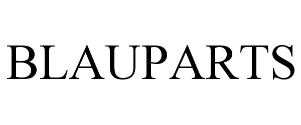 Trademark Logo BLAUPARTS