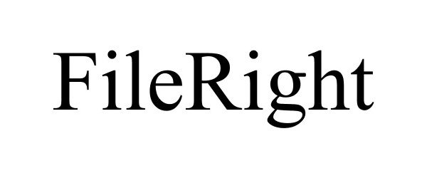 Trademark Logo FILERIGHT