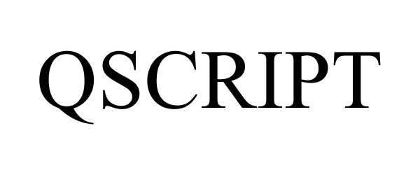 Trademark Logo QSCRIPT