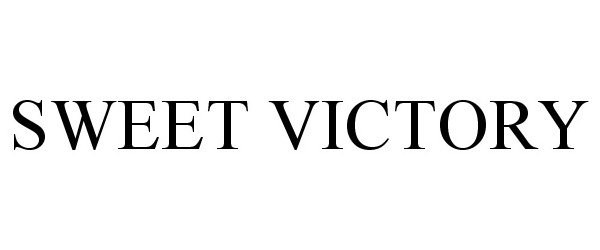 Trademark Logo SWEET VICTORY