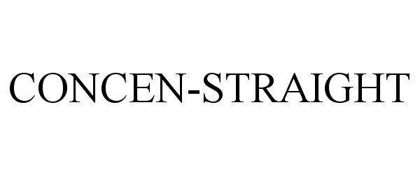 Trademark Logo CONCEN-STRAIGHT