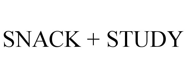 Trademark Logo SNACK + STUDY