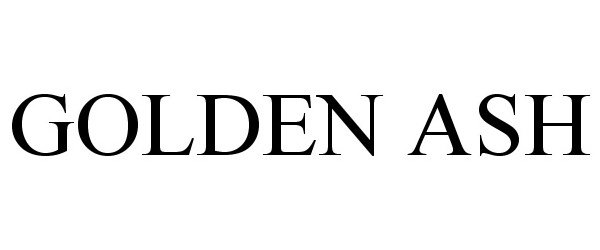 Trademark Logo GOLDEN ASH