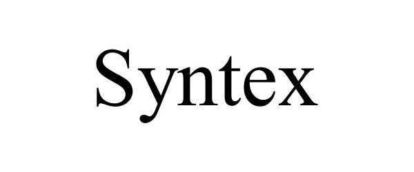 Trademark Logo SYNTEX