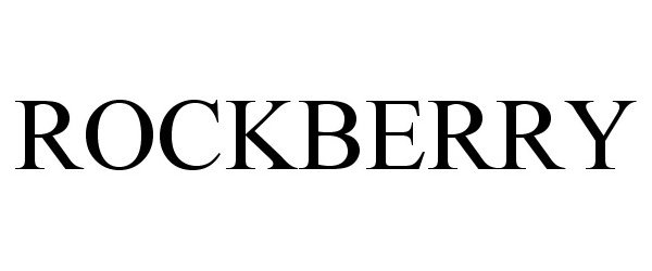 Trademark Logo ROCKBERRY