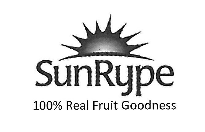 Trademark Logo SUNRYPE 100% REAL FRUIT GOODNESS