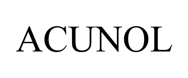 Trademark Logo ACUNOL