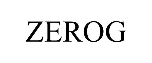 Trademark Logo ZEROG