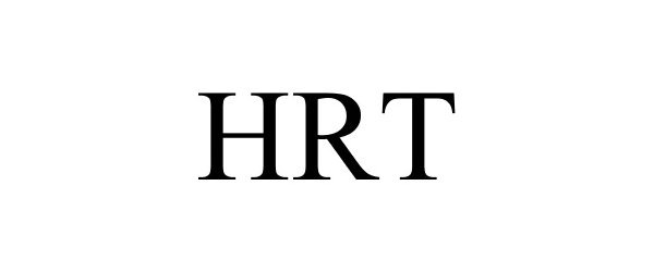Trademark Logo HRT
