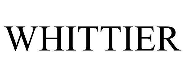 Trademark Logo WHITTIER