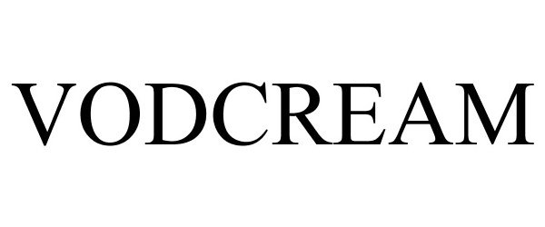 Trademark Logo VODCREAM