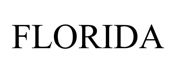 Trademark Logo FLORIDA