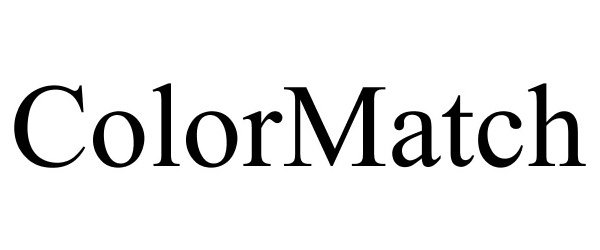 Trademark Logo COLORMATCH