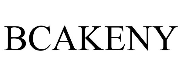 Trademark Logo BCAKENY