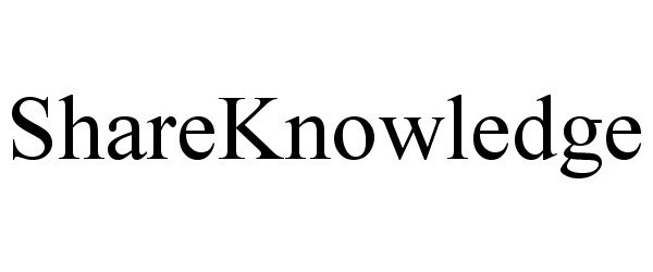 Trademark Logo SHAREKNOWLEDGE