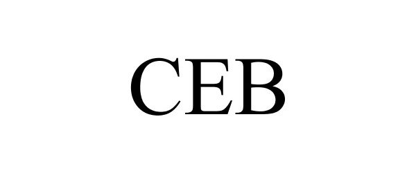 Trademark Logo CEB