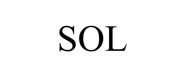 Trademark Logo SOL