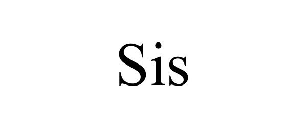 Trademark Logo SIS